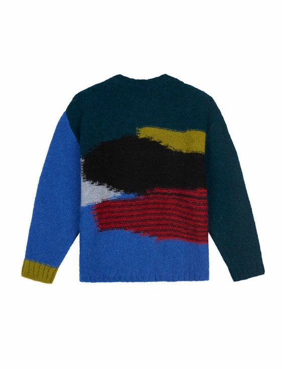 BRAIN DEAD/ブレインデッド/BOXY KNIT SWEATER/MULTI/マルチ