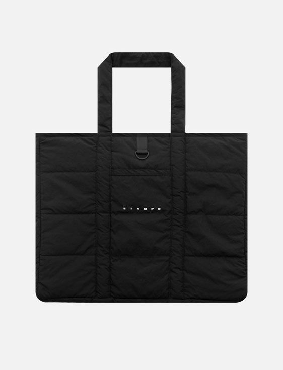 Stampd/スタンプド/Oversized Zip Puffer Tote Bag/BLACK/ブラック