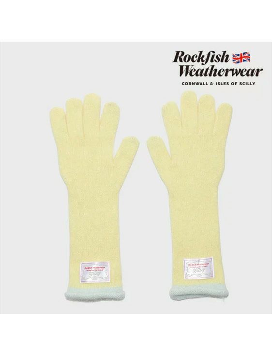 ROCKFISH WEATHERWEAR/ロックフィッシュウェザーウェア/FLUFFY LONG GLOVES/LEMON/レモン