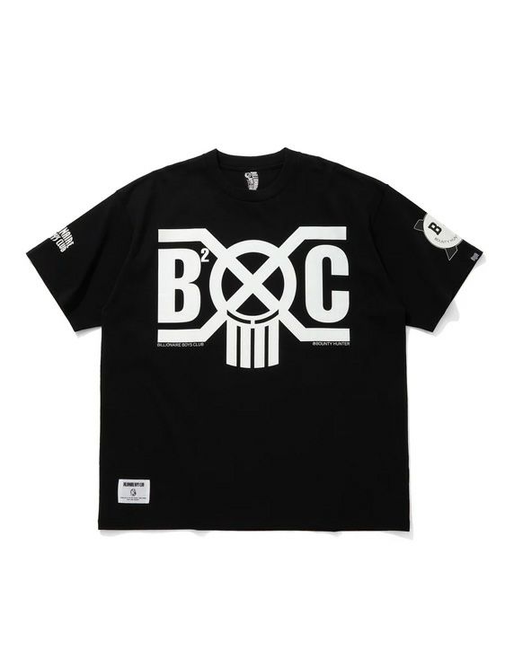 BILLIONAIRE BOYS CLUB/ビリオネア・ボーイズ・クラブ/BBC x BOUNTY HUNTER COTTON T-SHIRT #2/BLACK/ブラック