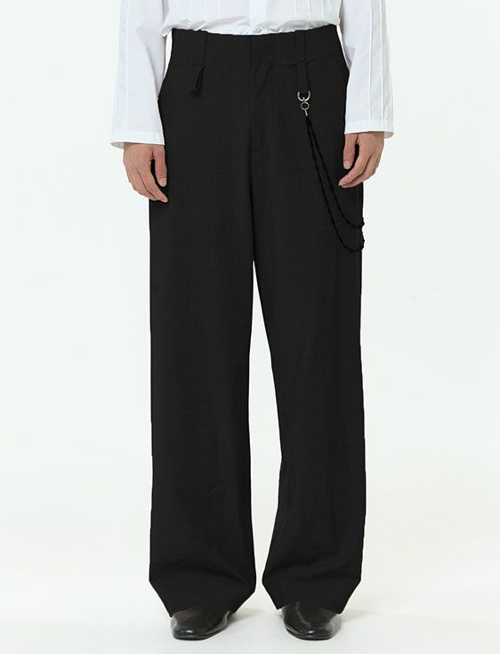 SHOOP/シュープ/RAYMOND TROUSERS/BLACK/ブラック