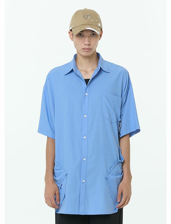 SHOOP/シュープ/ELLA OVERSIZED SHIRT/BLUE/ブルー