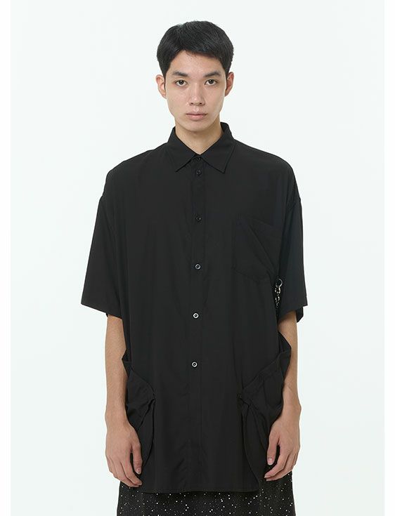 SHOOP/シュープ/ELLA OVERSIZED SHIRT/BLACK/ブラック