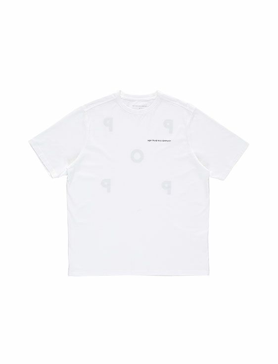  POP TRADING COMPANY/ポップトレーディングカンパニー/INSIDE LOGO T-SHIRT WHITE/WHITE/ホワイト