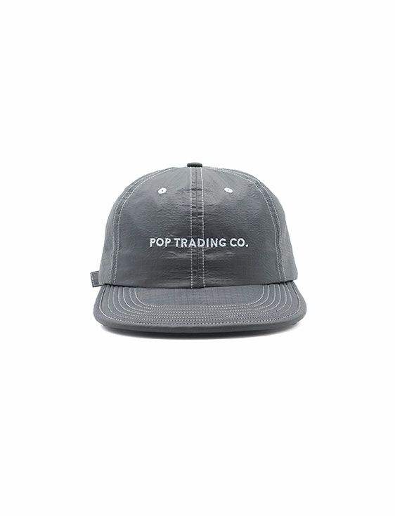 POP TRADING COMPANY/ポップトレーディングカンパニー/FLEXFOAM SIXPANEL HAT IN CHARCOAL/CHARCOAL/チャコール
