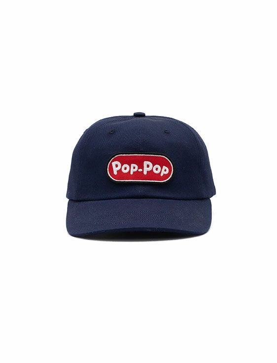 POP TRADING COMPANY/ポップトレーディングカンパニー/POH POH SIXPANEL HAT IN NAVY/NAVY/ネイビー