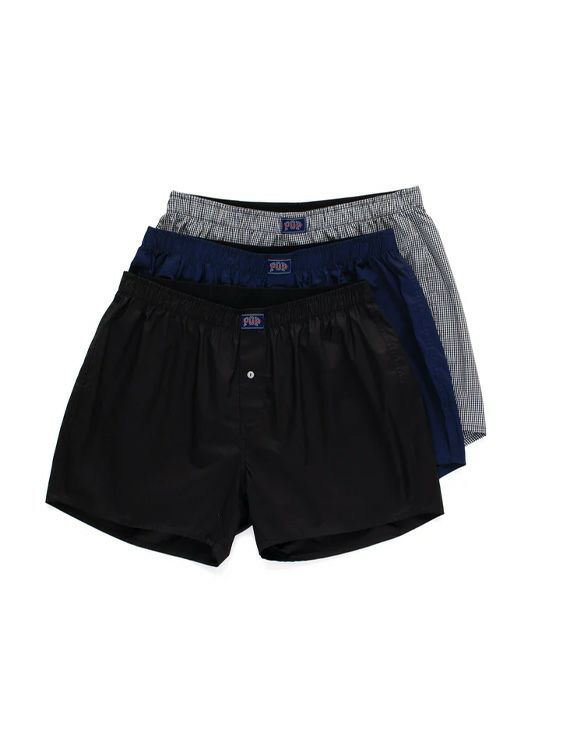 pop trading companyトランクス3枚セット 見せパン チェック柄 POP TRADING COMPANY/ポップトレーディングカンパニー/BOXER SHORTS (3