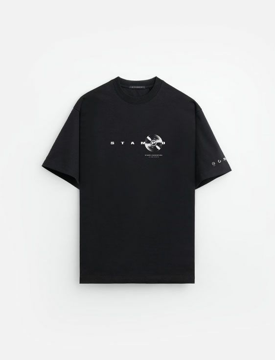 Stampd/スタンプド/SoundSystem Vinyl RelaxedTee/BLACK/ブラック