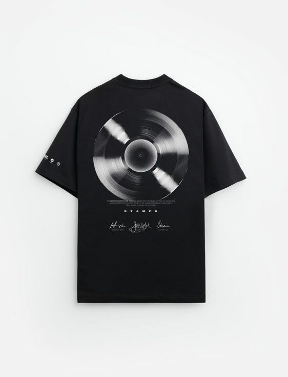 Stampd/スタンプド/SoundSystem Vinyl RelaxedTee/BLACK/ブラック