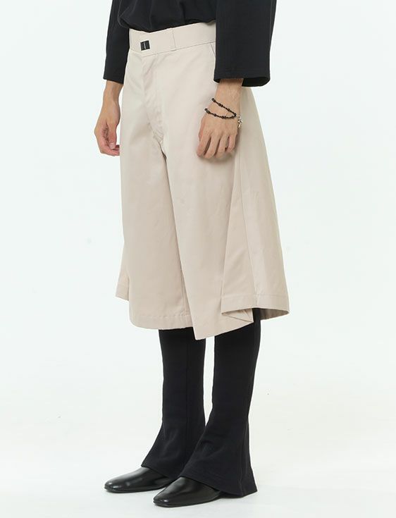 SHOOP/シュープ/PLEATED BAGGY SHORTS/BEIGE/ベージュ