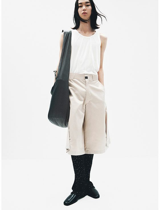 SHOOP/シュープ/PLEATED BAGGY SHORTS/BEIGE/ベージュ