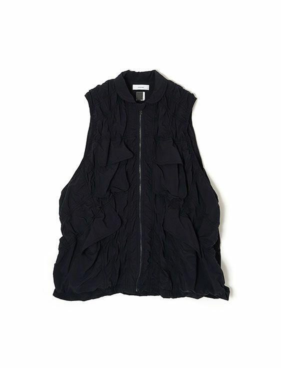 FACETASM/ファセッタズム/PATCHWORK VEST/NAVY/ネイビー