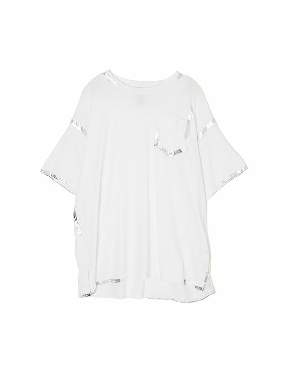 FACETASM/ファセッタズム/FOIL BIG TEE/WHITE/ホワイト