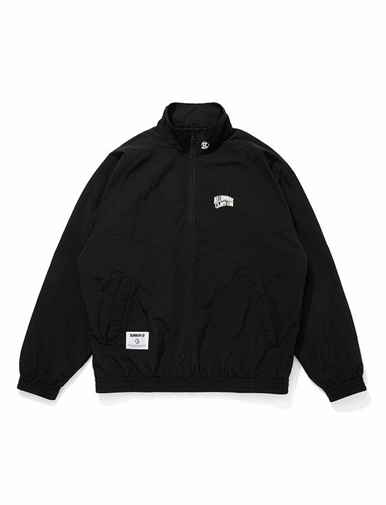 BILLIONAIRE BOYS CLUB/ビリオネア・ボーイズ・クラブ/NYLON PULLOVER JACKET/BLACK/ブラック