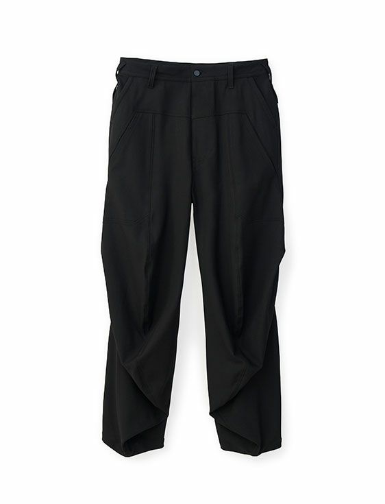 beauty beast/ビューティービースト/Croissant Flare Double Pocket/BLACK/ブラック
