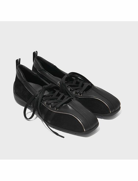 ROCKFISH WEATHERWEAR/ロックフィッシュウェザーウェア/BLISS LACE-UP SNEAKERS(SUEDE)/BLACK/ブラック