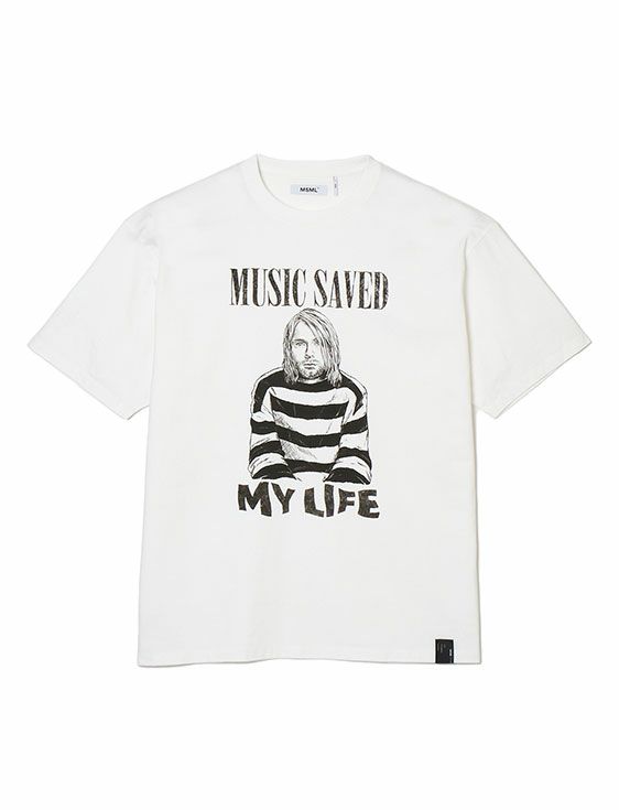 MSML/エムエスエムエル/NEVERMIND T SHIRT/WHITE/ホワイト