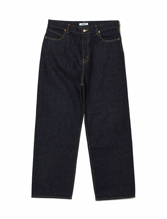 MSML/エムエスエムエル/SELVEDGE DENIM PANTS/ONE WASHED/INDIGO/インディゴ