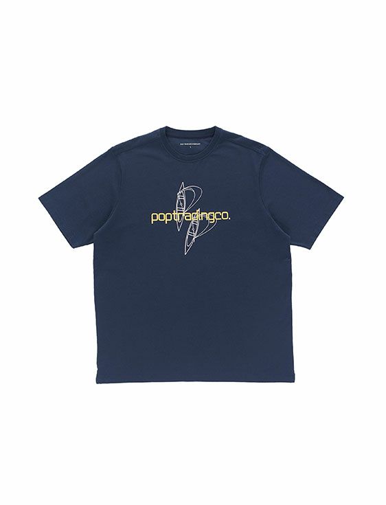 POP TRADING COMPANY/ポップトレーディングカンパニー/NAUTICAL T-SHIRT IN NAVY/NAVY/ネイビー