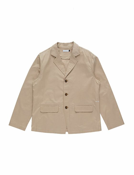 POP TRADING COMPANY/ポップトレーディングカンパニー/HEWITT SUIT JACKET IN WHITE PEPPER LINEN/BEIGE