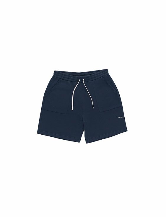 POP TRADING COMPANY/ポップトレーディングカンパニー/TRAINING JOGGER SHORT IN NAVY/NAVY/ネイビー