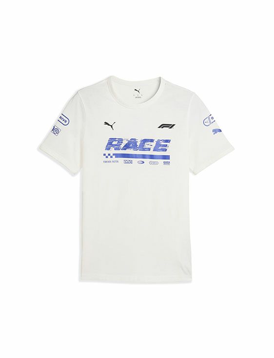 PUMA/プーマ/F1 GRAPHIC RINGER TEE/WHITE/ホワイト