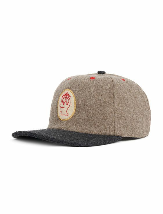 BRAIN DEAD/ブレインデッド/BROOKS BROTHER CALIFORNIA WOOL FLANNEL HAT/BEIGE/ベージュ