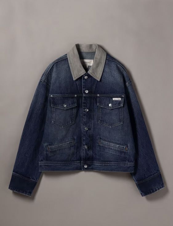 CalvinKlein/カルバンクライン/80s ICON FADED CK BLUE TRUCKER/INDIGO/インディゴ