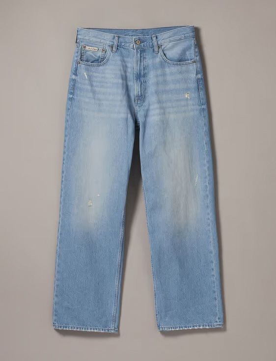 CalvinKlein/カルバンクライン/BAGGY ARROW STONE JEAN/Lightblue/ライトブルー