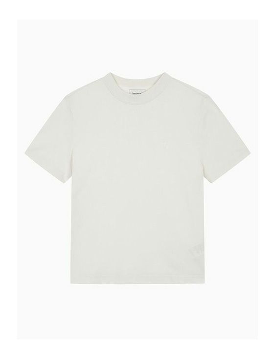 CalvinKlein/カルバンクライン/SS ARCHIVE LOGO CREWNECK TEE/IVORY/アイボリー