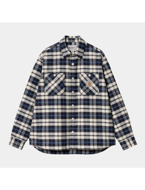 Carhartt WIP/カーハート　ダブリューアイピー/L/S TARBELL SHIRT/NAVY/ネイビー