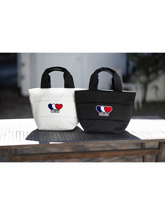 MAISON HONORE/メゾンオノレ/3Heart Patch - Tote Bag White/ホワイト