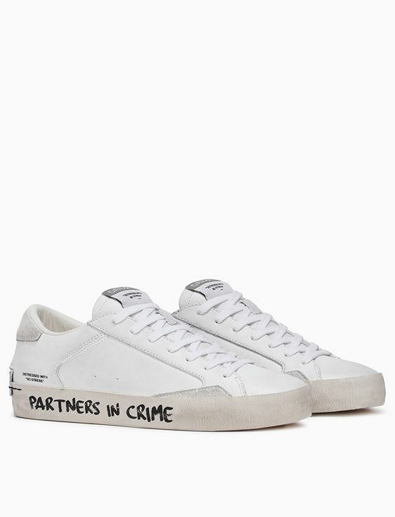 CRIME LONDON/クライムロンドン/DISTRESSED WHITE GRAFFITI/WHITE/ホワイト