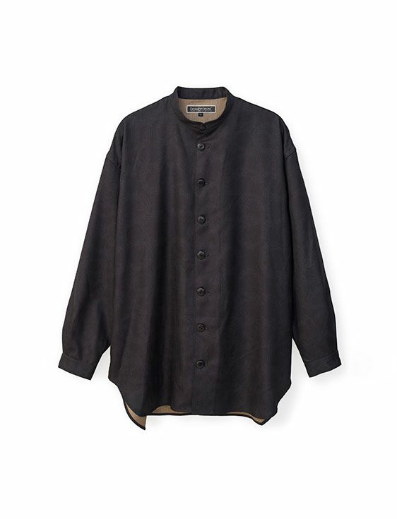 beauty beast/ビューティービースト/ Barbed Wire Stand Collar Shirt/BLACK/ブラック