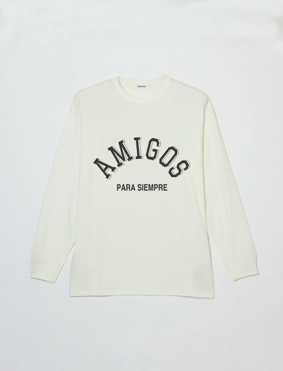 BUENA VISTA/ブエナビスタ/AMIGOS L/S tee/WHITE/ホワイト