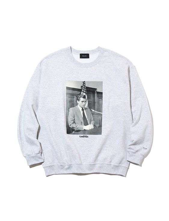 DELUXE/デラックス/DELUXE x Good Fellas CREW/GREY/グレー