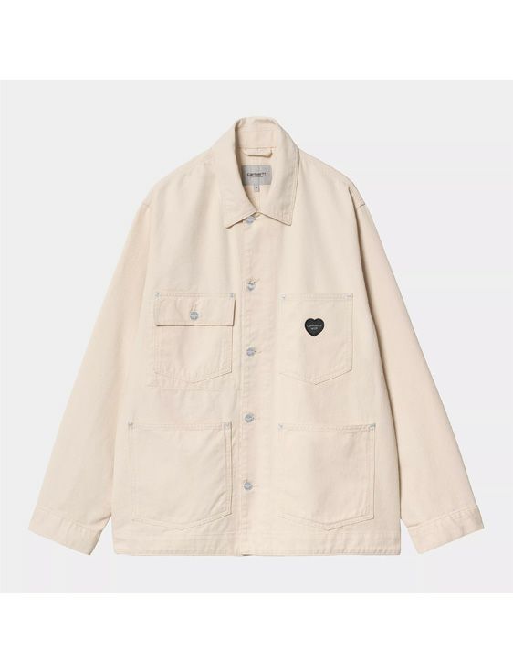Carhartt WIP/カーハート　ダブリューアイピー/DREWE CHORE COAT Natural rinsed/ WIHTE/ホワイト