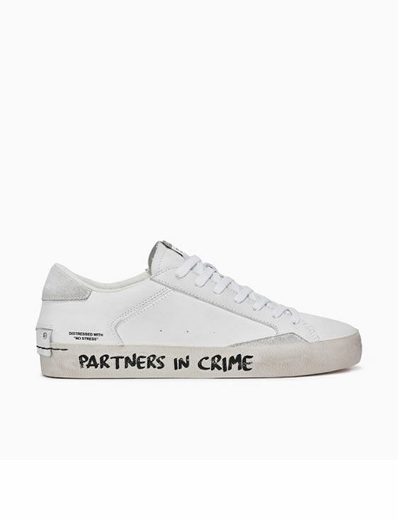 CRIME LONDON/クライムロンドン/DISTRESSED WHITE GRAFFITI/WHITE/ホワイト