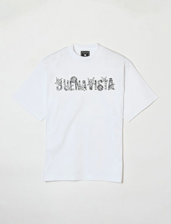 BUENA VISTA/ブエナビスタ/YOKOO雑踏髑髏 tee/WHITE/ホワイト