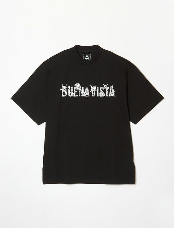 BUENA VISTA/ブエナビスタ/YOKOO雑踏髑髏 tee/BLACK/ブラック