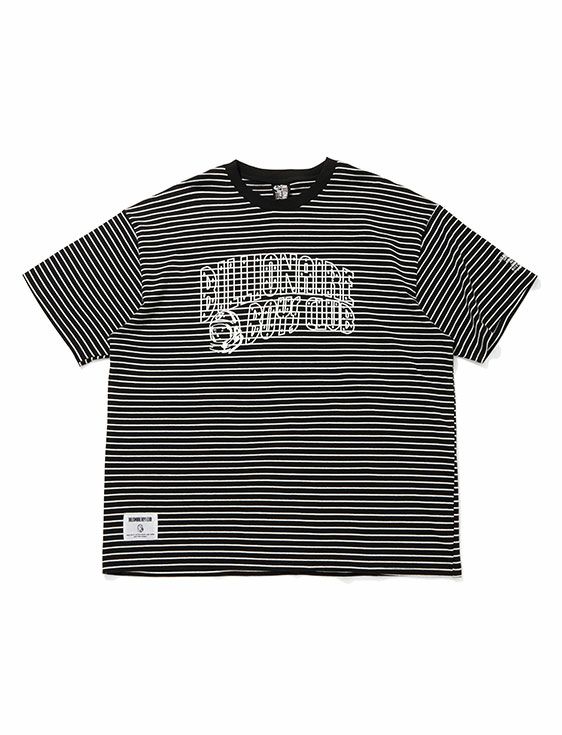 BILLIONAIRE BOYS CLUB/ビリオネア・ボーイズ・クラブ/BORDER SS T-SHIRT/BLACK/ブラック
