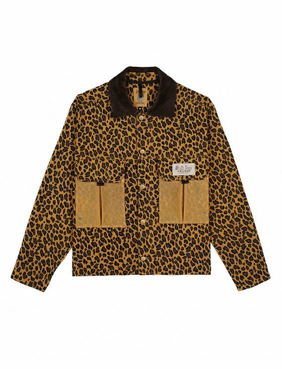 BRAINDEAD/ブレインデッド/CROPPED CHORE JACKET/LEOPARD/レオパード