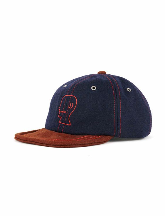 BRAINDEAD/ブレインデッド/FLANNEL WIRE BRIM HAT/NAVY/ネイビー