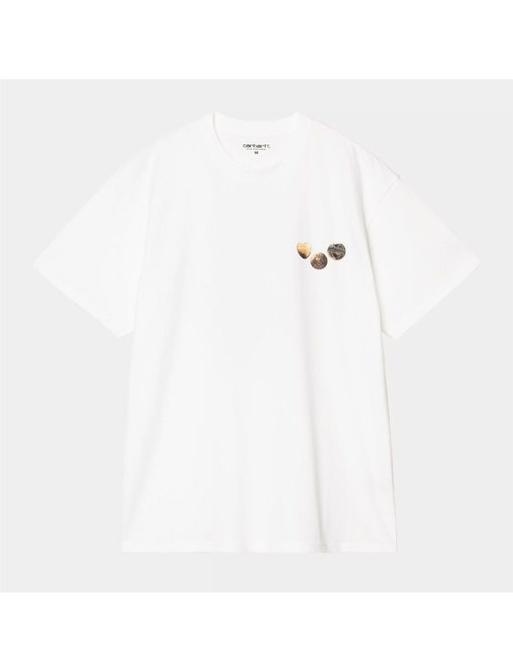 Carhartt WIP/カーハートダブリューアイピー/S/S BUTTON T-SHIRT/WHITE/ホワイト