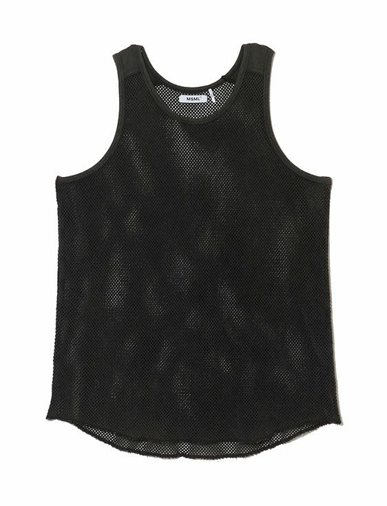 MSML/エムエスエムエル/MESH TANKTOP/BLACK/ブラック