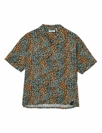 Mr.gentleman  LEOPARD MIXシャツ Mサイズ パープル Mr.gentleman LEOPARD MIXシャツ Mサイズ パープル - トップス