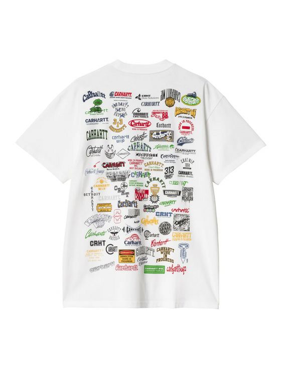 Carhartt WIP/カーハートダブリューアイピー/S/S LOGO T-SHIRT/WHITE/ホワイト