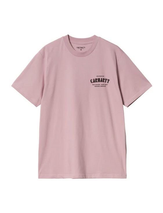 Carhartt WIP/カーハートダブリューアイピー/S/S CATALOGUE C LOGO T-SHIRT/PINK/ピンク