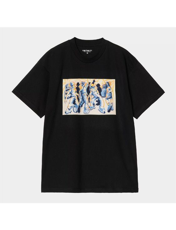 Carhartt WIP/カーハートダブリューアイピー/S/S CAI ARFON BELLIS T-SHIRT/BLACK/ブラック