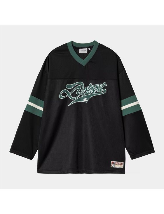 Carhartt WIP/カーハートダブリューアイピー/L/S DETROIT MESH T-SHIRT/BLACK/ブラック